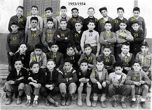 ECOLE MARCEAU GARCONS 1953 CM2